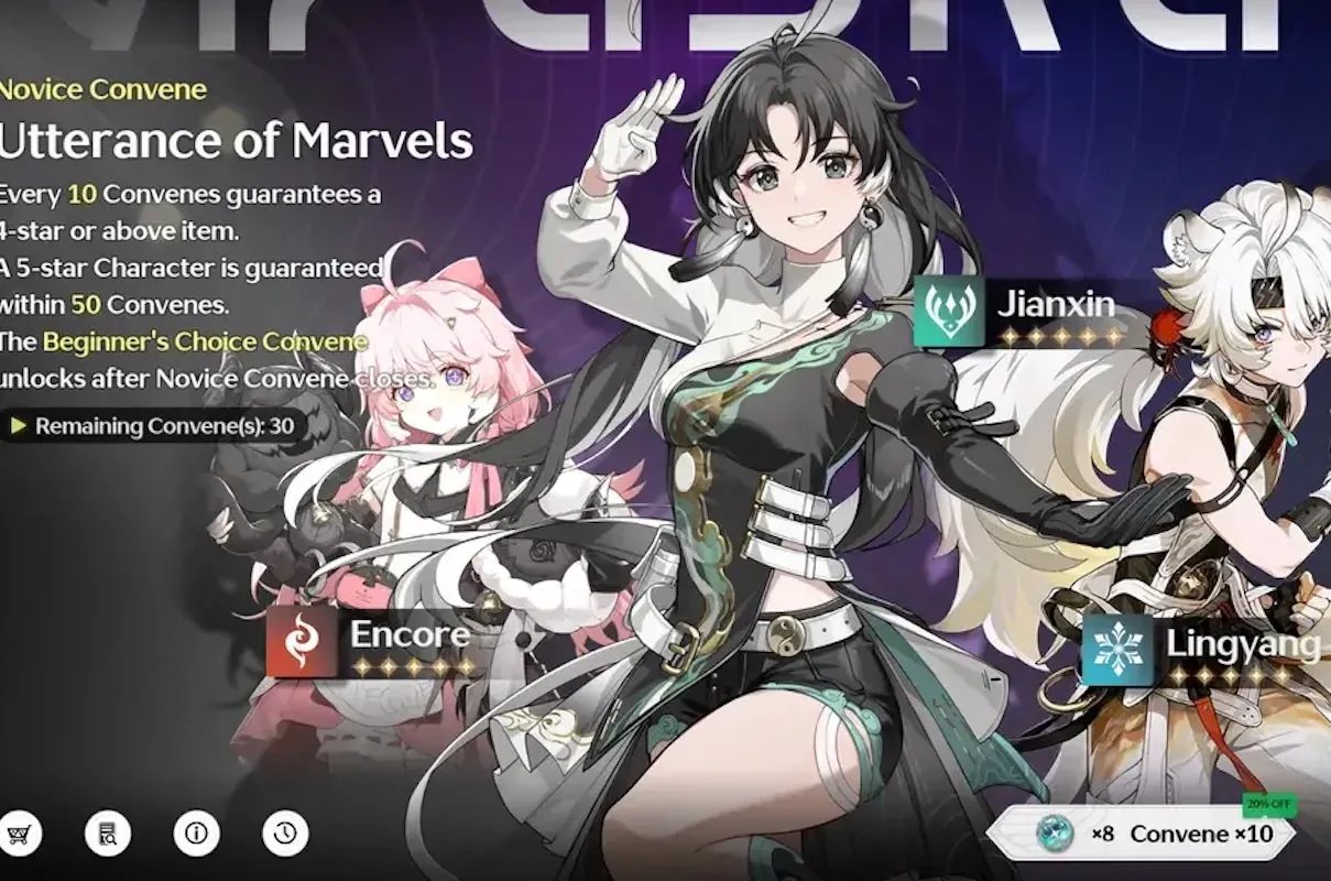 Wuthering Waves summon screen